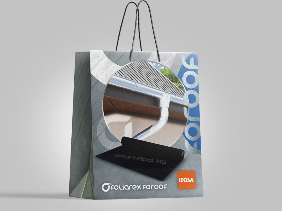 Projekt graficzny torby prezentowej - Foliarex Foroof